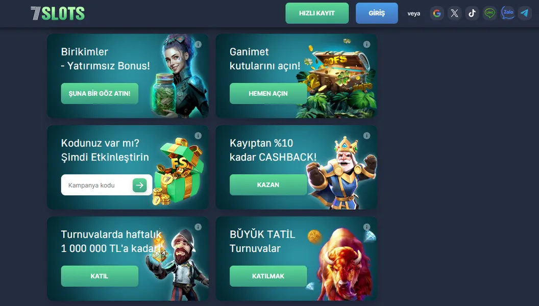 7 Slots Casino Bonusları: Hoş Geldin Paketi, VIP Ayrıcalıkları ve Sürekli Promosyonlar